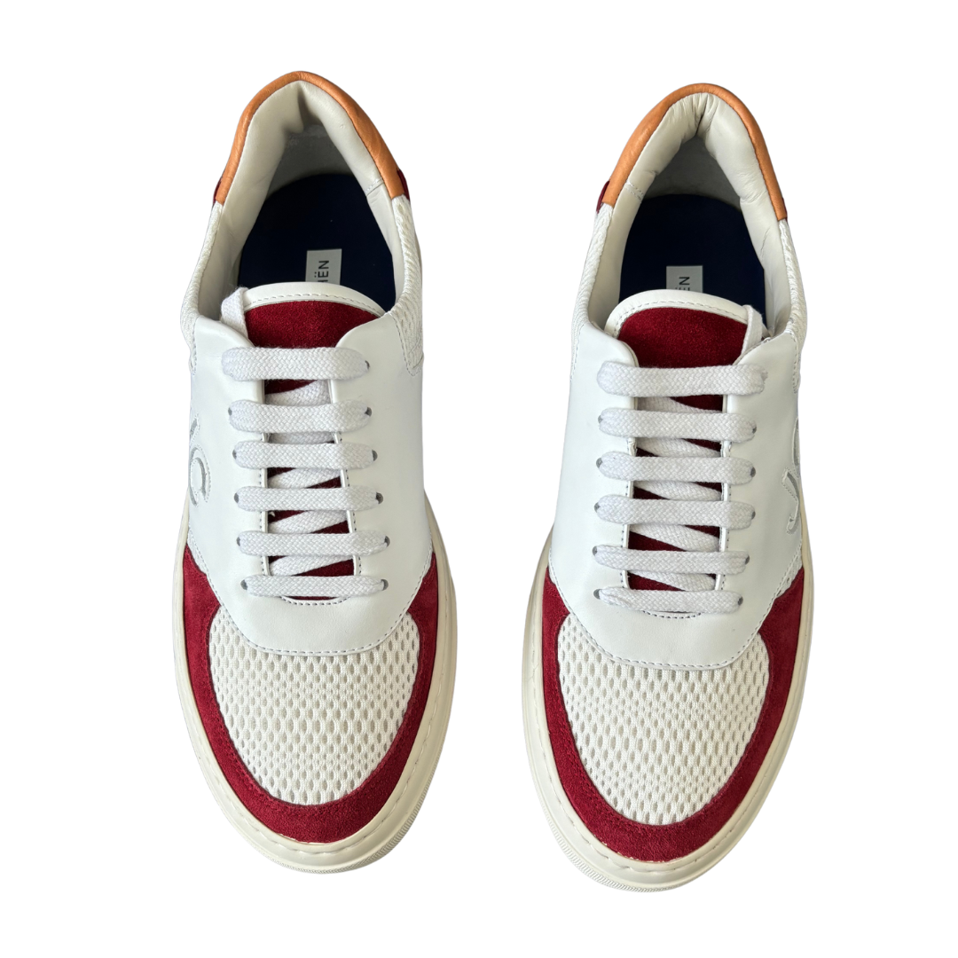 Jacob Cohën Dreamer Sneakers (White Red) (New)
