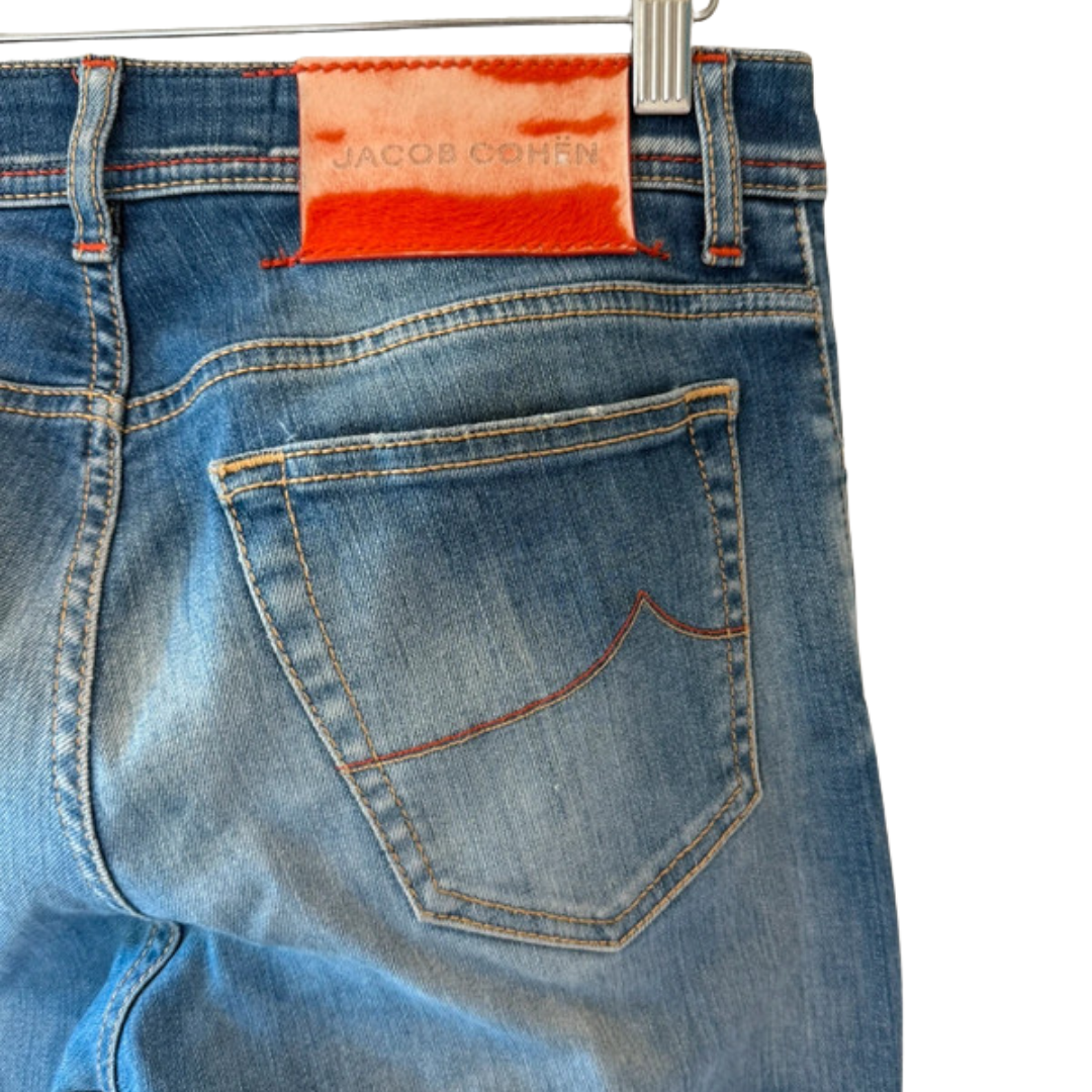 Jacob Cohën Nick Distressed Slim fit Jeans (Navy Blue)