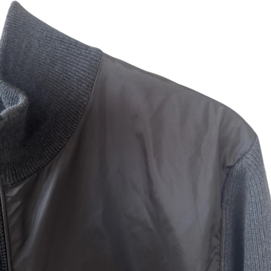 Moncler Maglia Cardigan Jacket (Dark Grey)