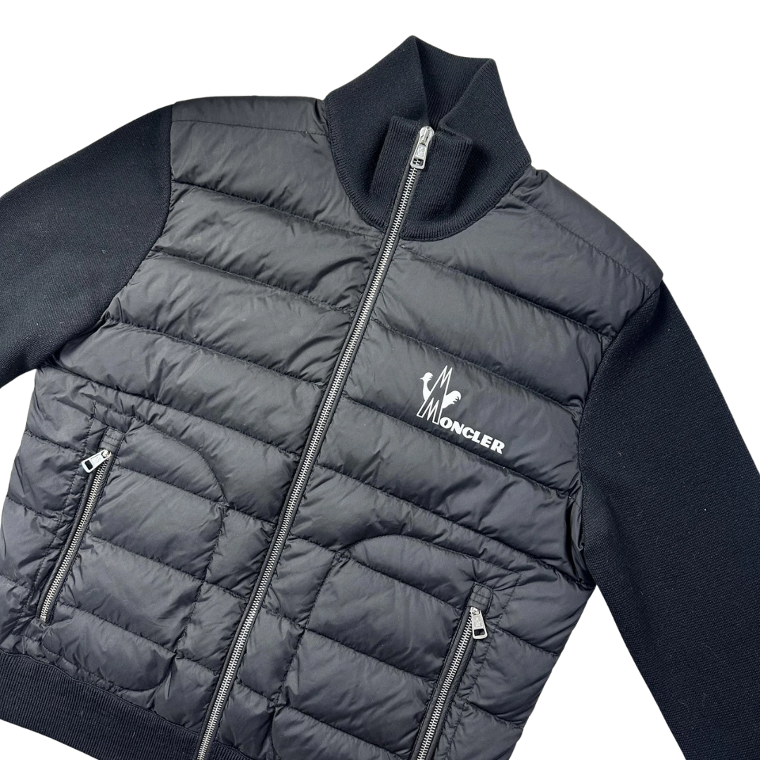 Moncler Maglia Tricot Cardigan Jacket (Black)