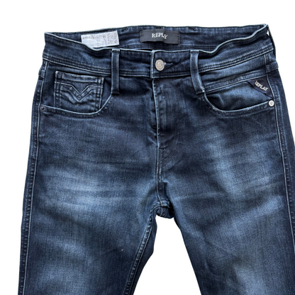 Replay Anbass Slim Fit Jeans (Navy)