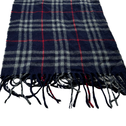 Burberry Scarf (Navy) (Vintage)