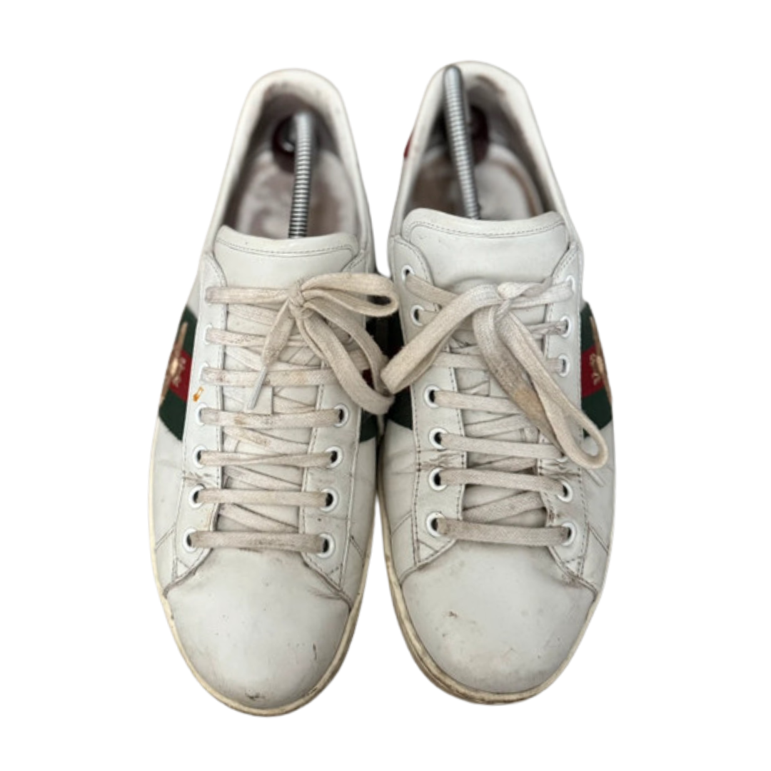 Gucci Ace Sneakers (White)