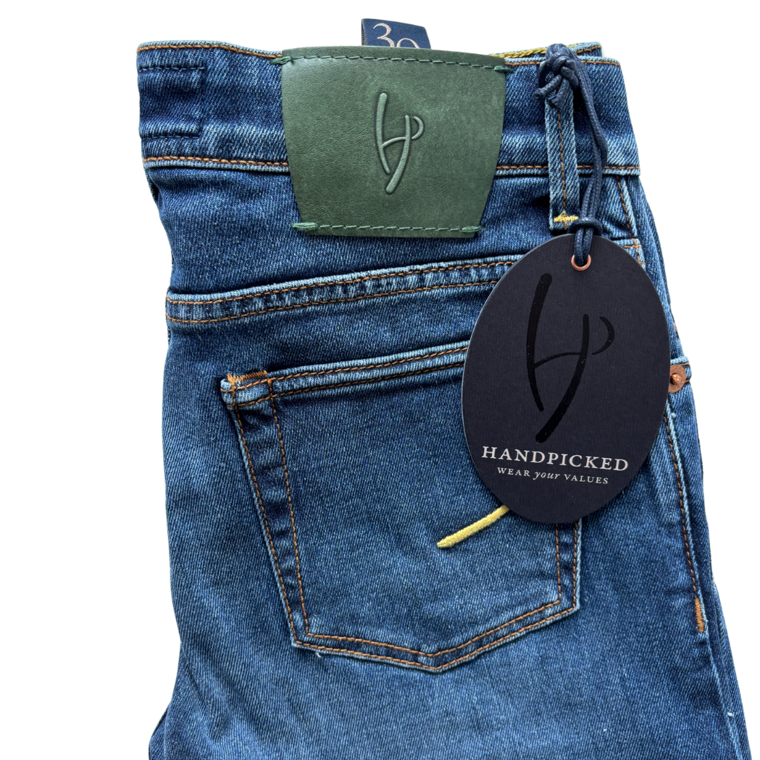 Handpicked Orvieto Slim Fit Jeans (Navy) (New)
