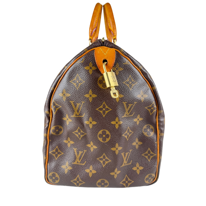 Louis Vuitton Speedy 35 Monogram Handbag (Brown) (Vintage)