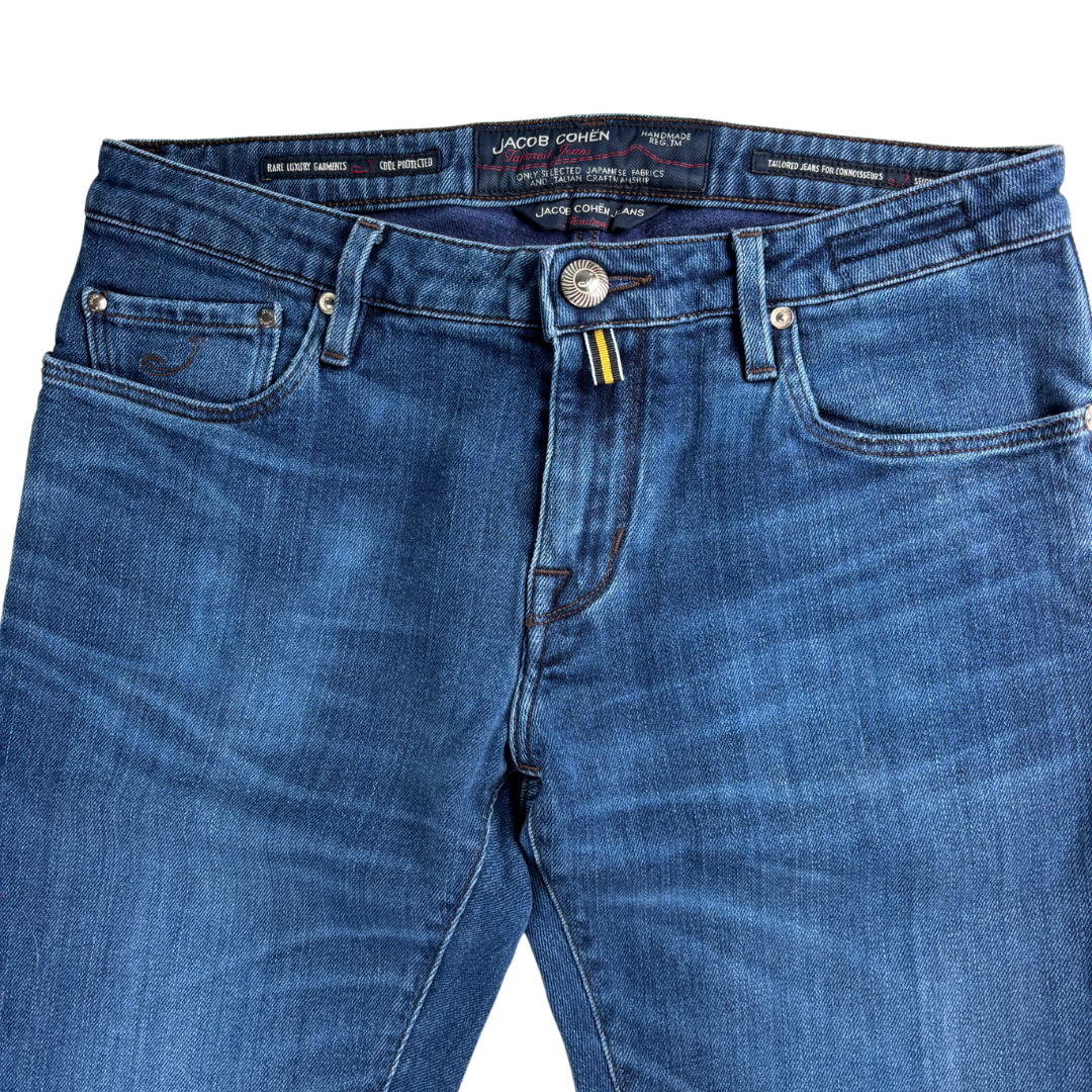 Jacob Cohën 696 Slim Fit Jeans (Navy)