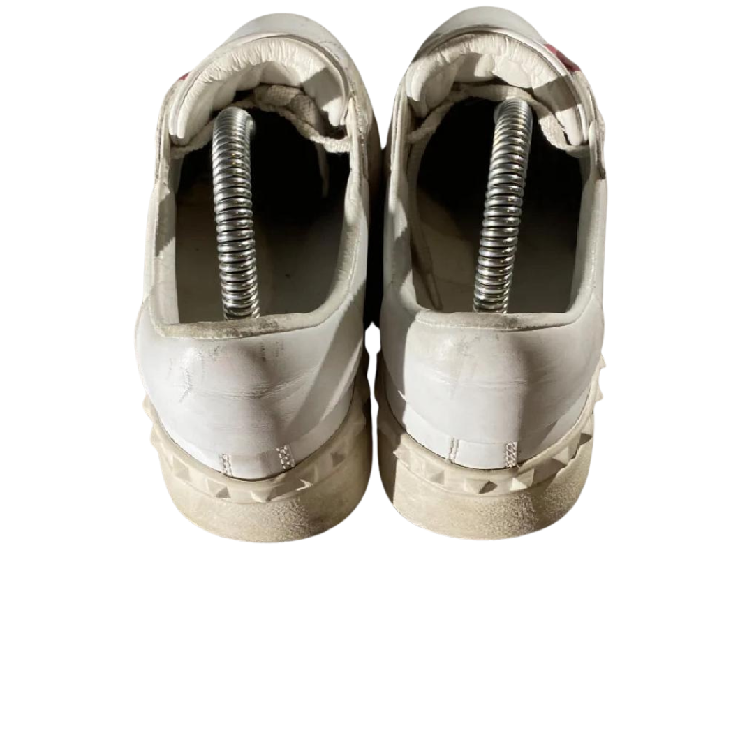 Valentino Garavani Open Sneakers (White Pink) (Womens)
