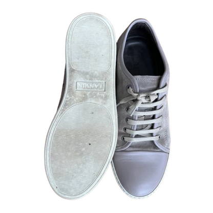 Lanvin Cap Toe Sneakers (Beige)