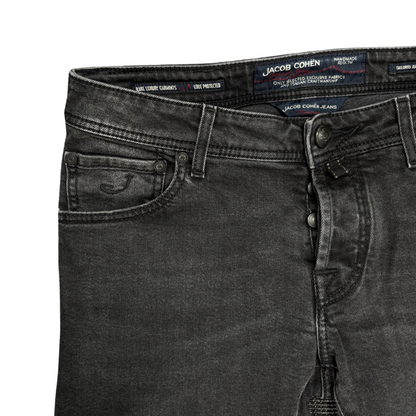 Jacob Cohën 622 Slim Fit Jeans (Black)