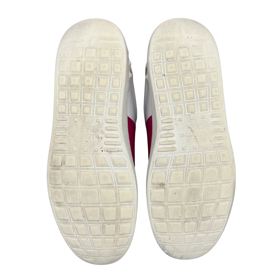 Valentino Garavani Open Sneakers (White Pink) (Womens)