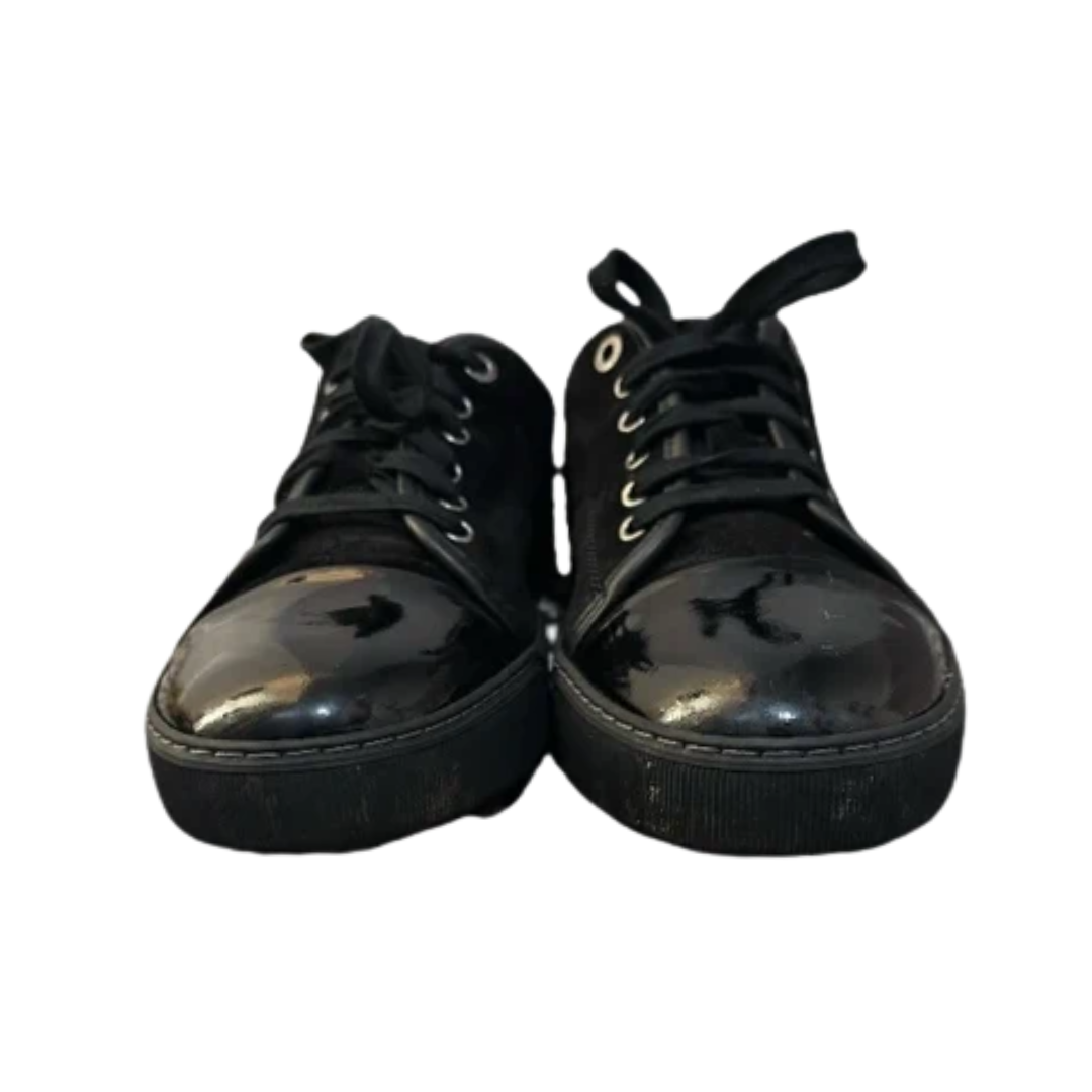 Lanvin Cap Toe Sneakers (Black)