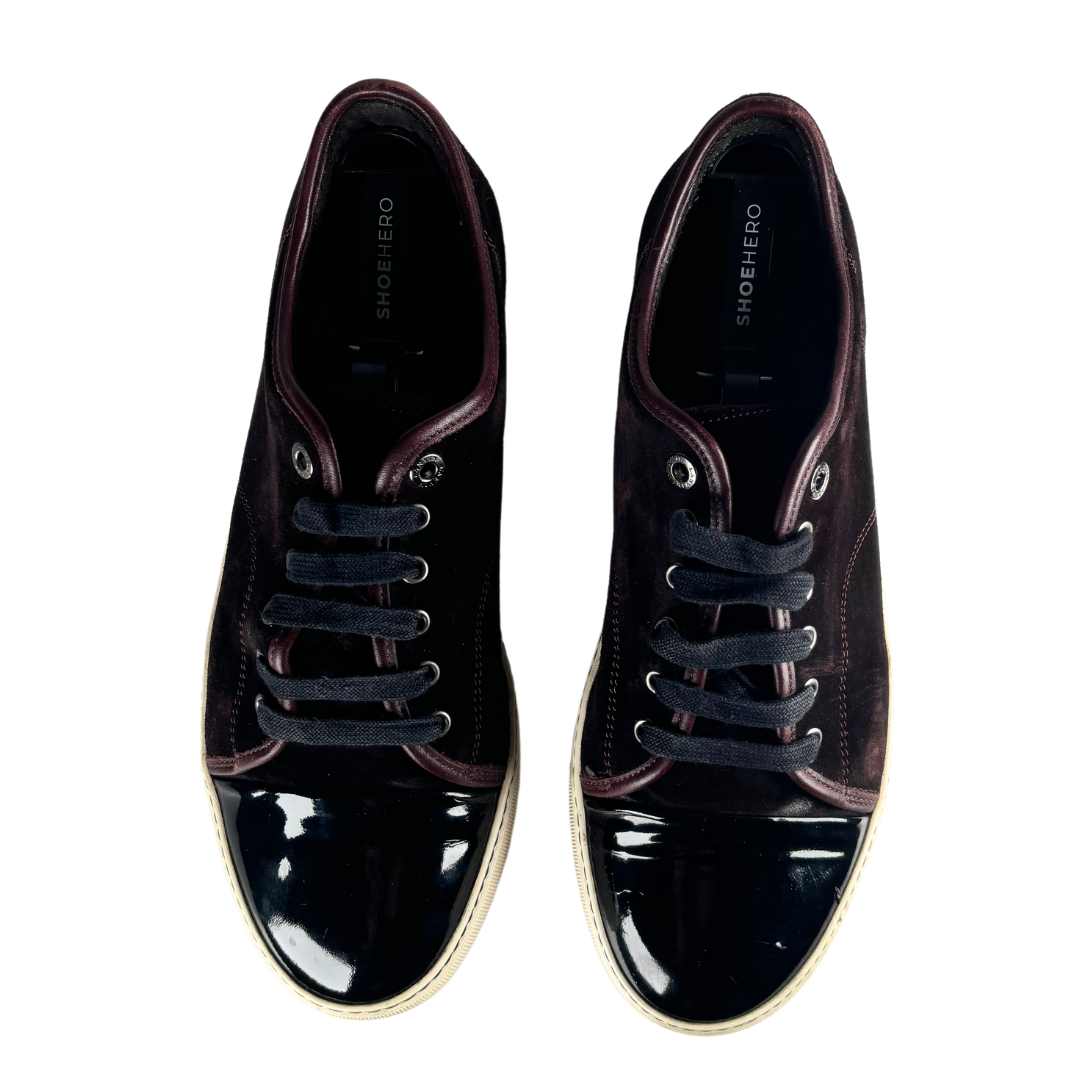 Lanvin Cap Toe Sneakers (Burgundy)