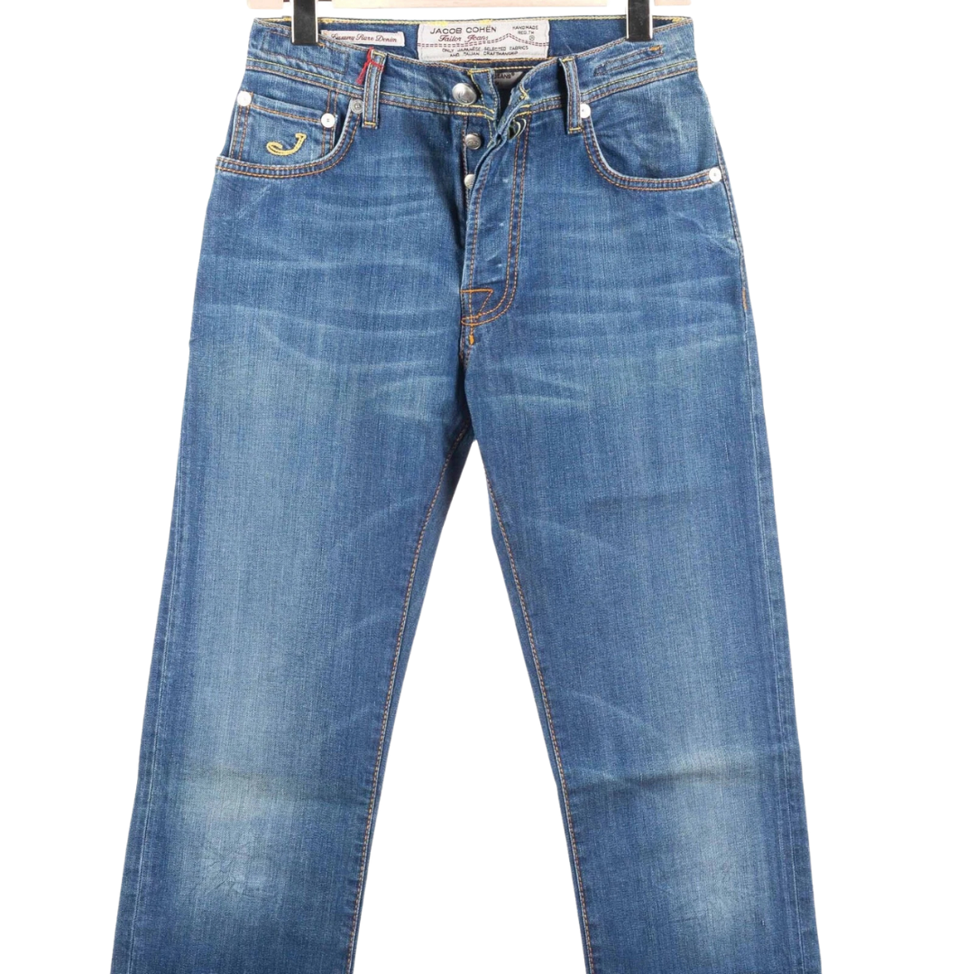 Jacob Cohën 610 Straight Fit Jeans (Blue) (New)
