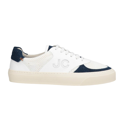 Jacob Cohën Dreamer Low Top Sneakers (White Navy) (New)