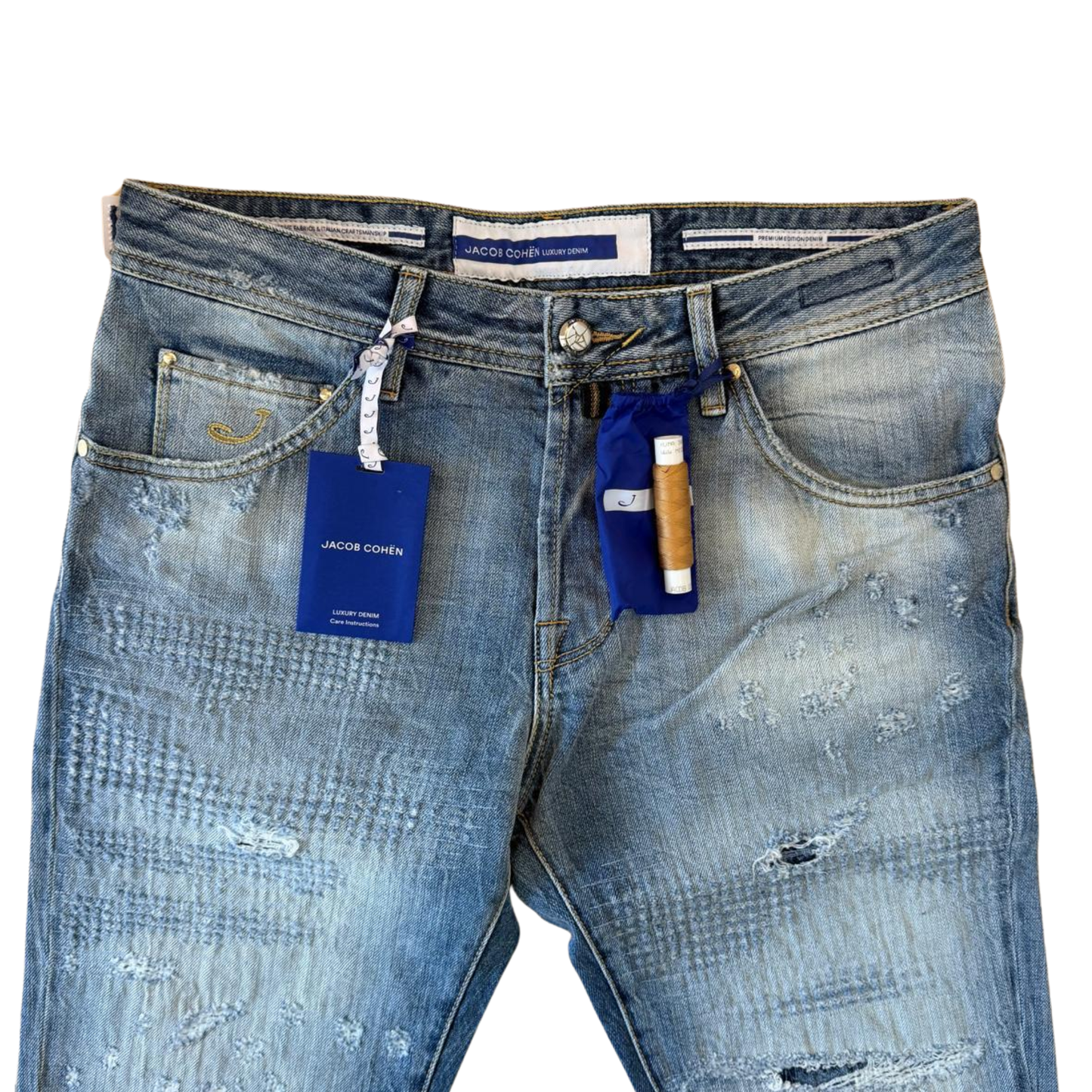 Jacob Cohën Scott Slim Fit Jeans (Blue) (New)