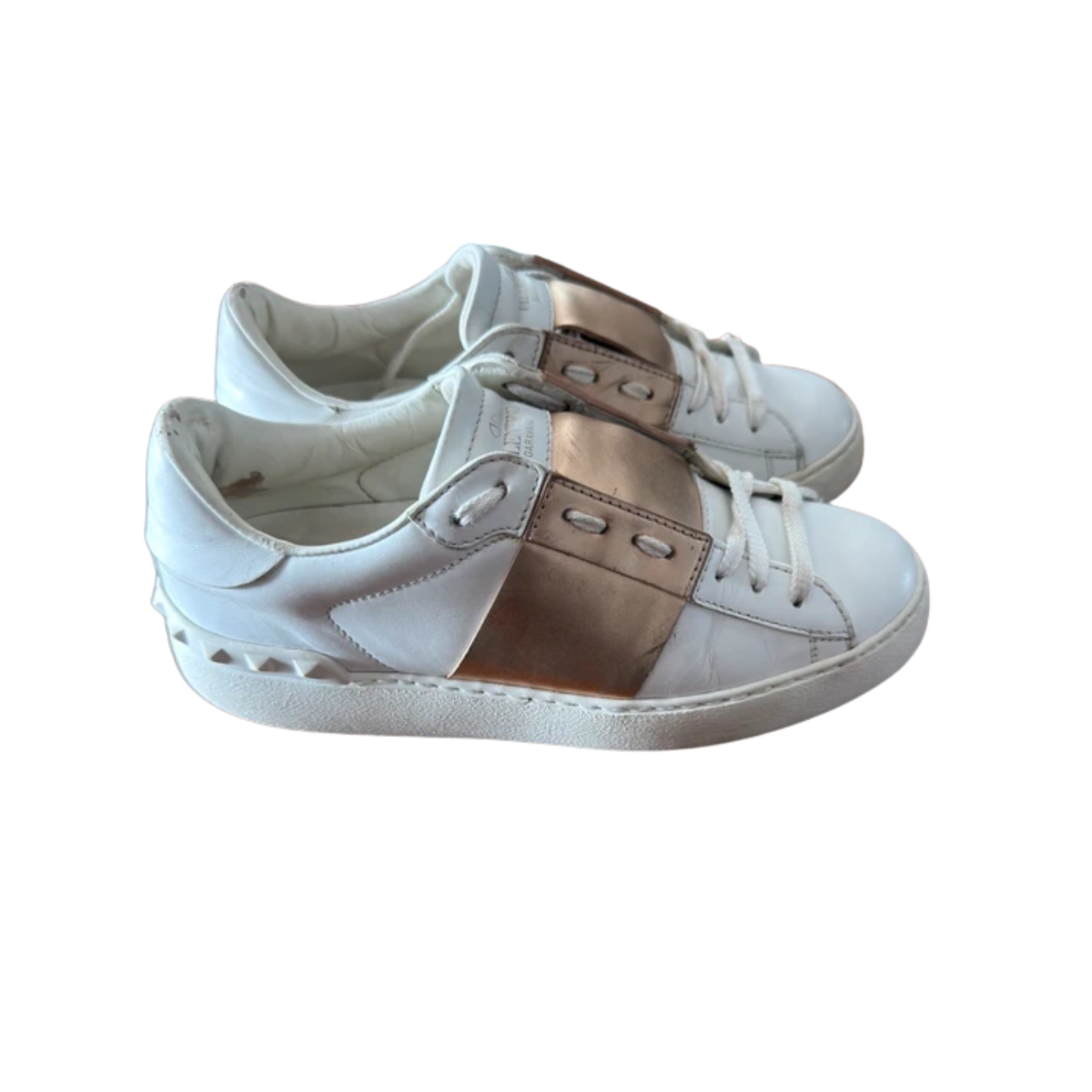 Valentino Open Sneakers (Pink) (Womens)
