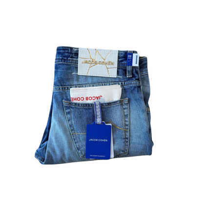 Jacob Cohën Scott Slim Fit Jeans (Blue) (New)