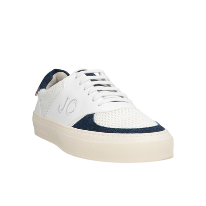 Jacob Cohën Dreamer Low Top Sneakers (White Navy) (New)