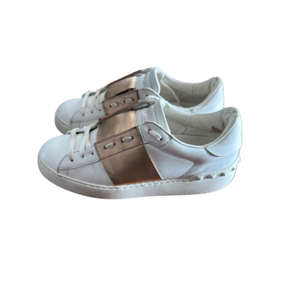 Valentino Open Sneakers (Pink) (Womens)