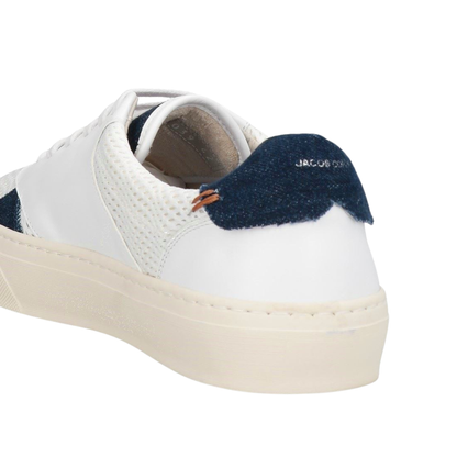 Jacob Cohën Dreamer Low Top Sneakers (White Navy) (New)