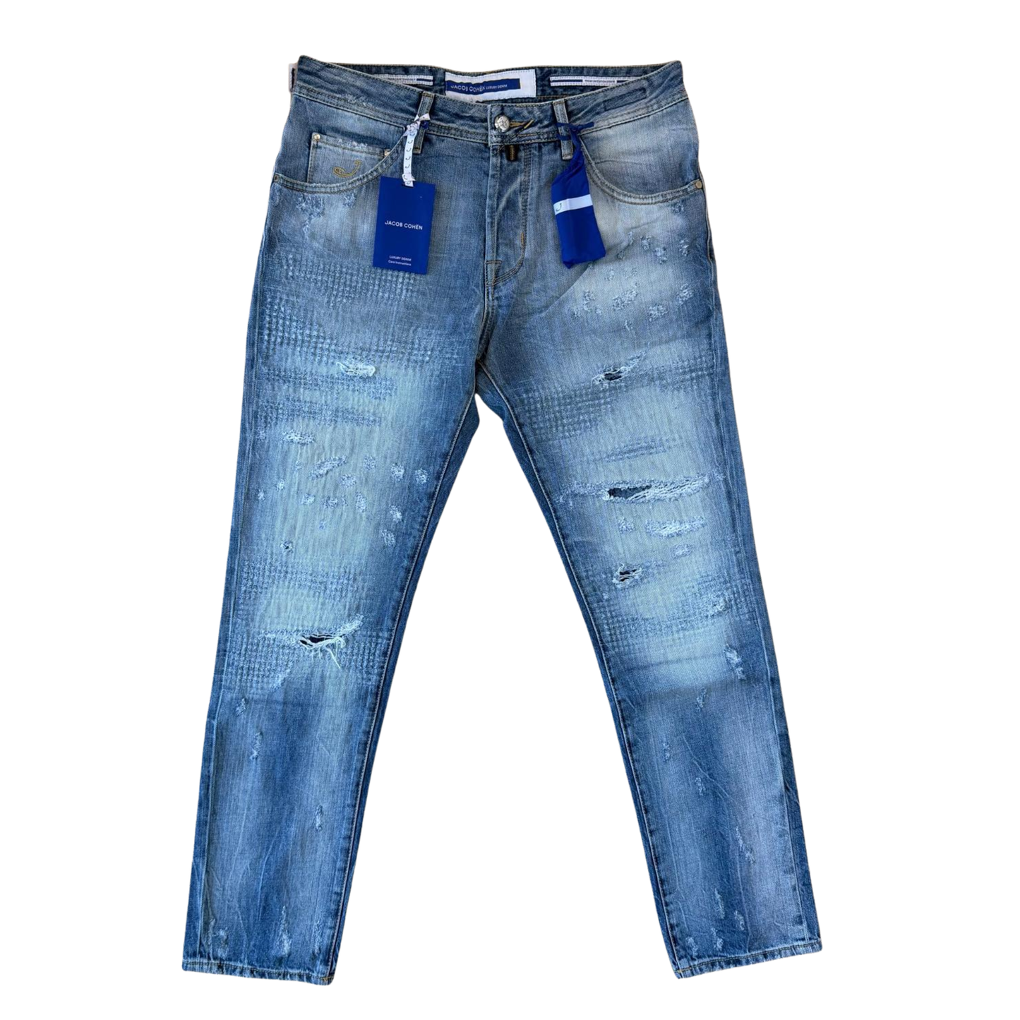 Jacob Cohën Scott Slim Fit Jeans (Blue) (New)