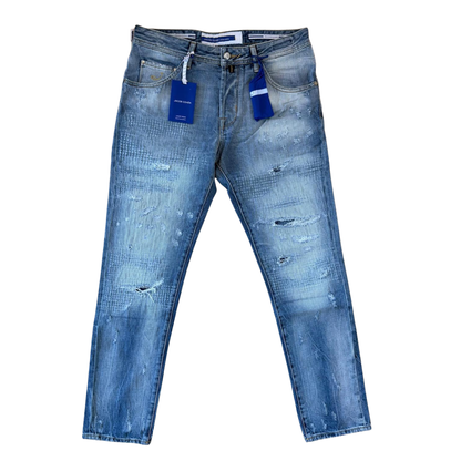 Jacob Cohën Scott Slim Fit Jeans (Blue) (New)