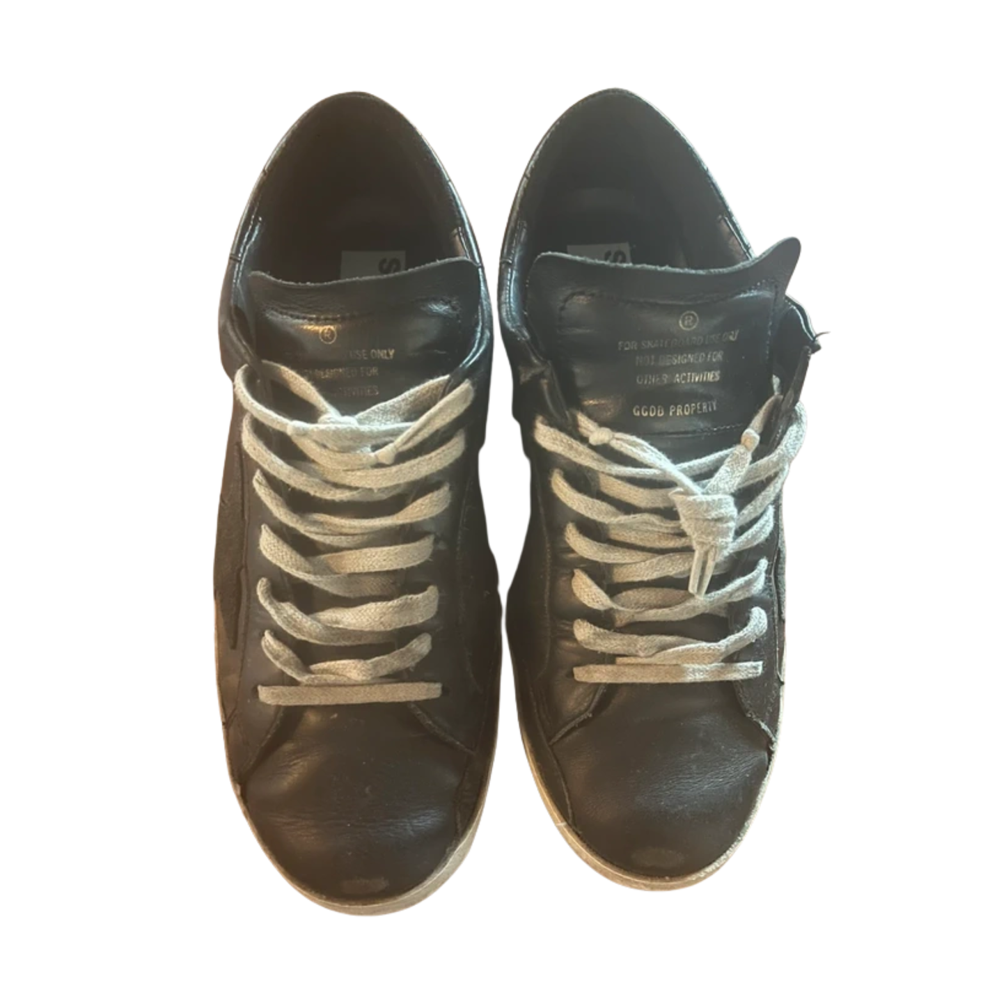Golden Goose Superstar Sneakers (Black)