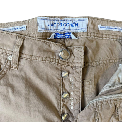 Jacob Cohën 688 Slim fit Jeans (Beige) (New)