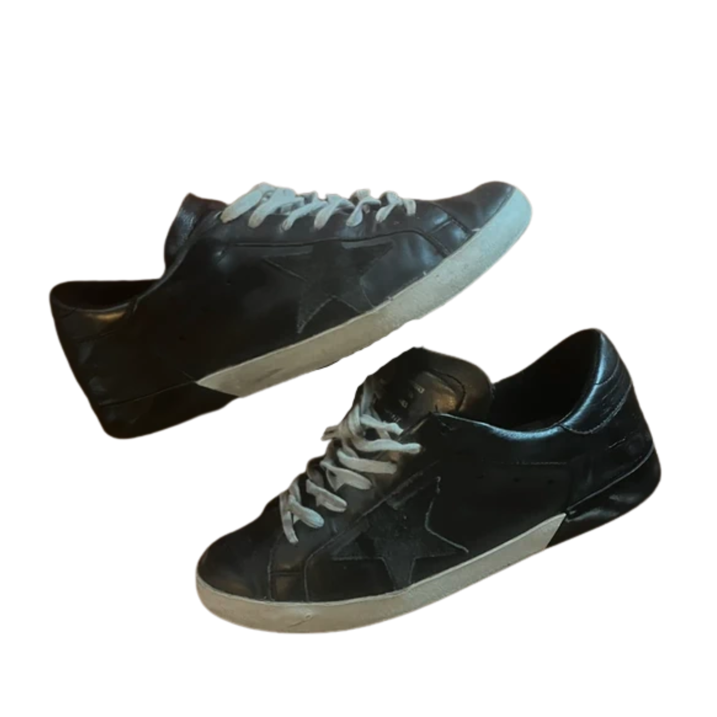 Golden Goose Superstar Sneakers (Black)