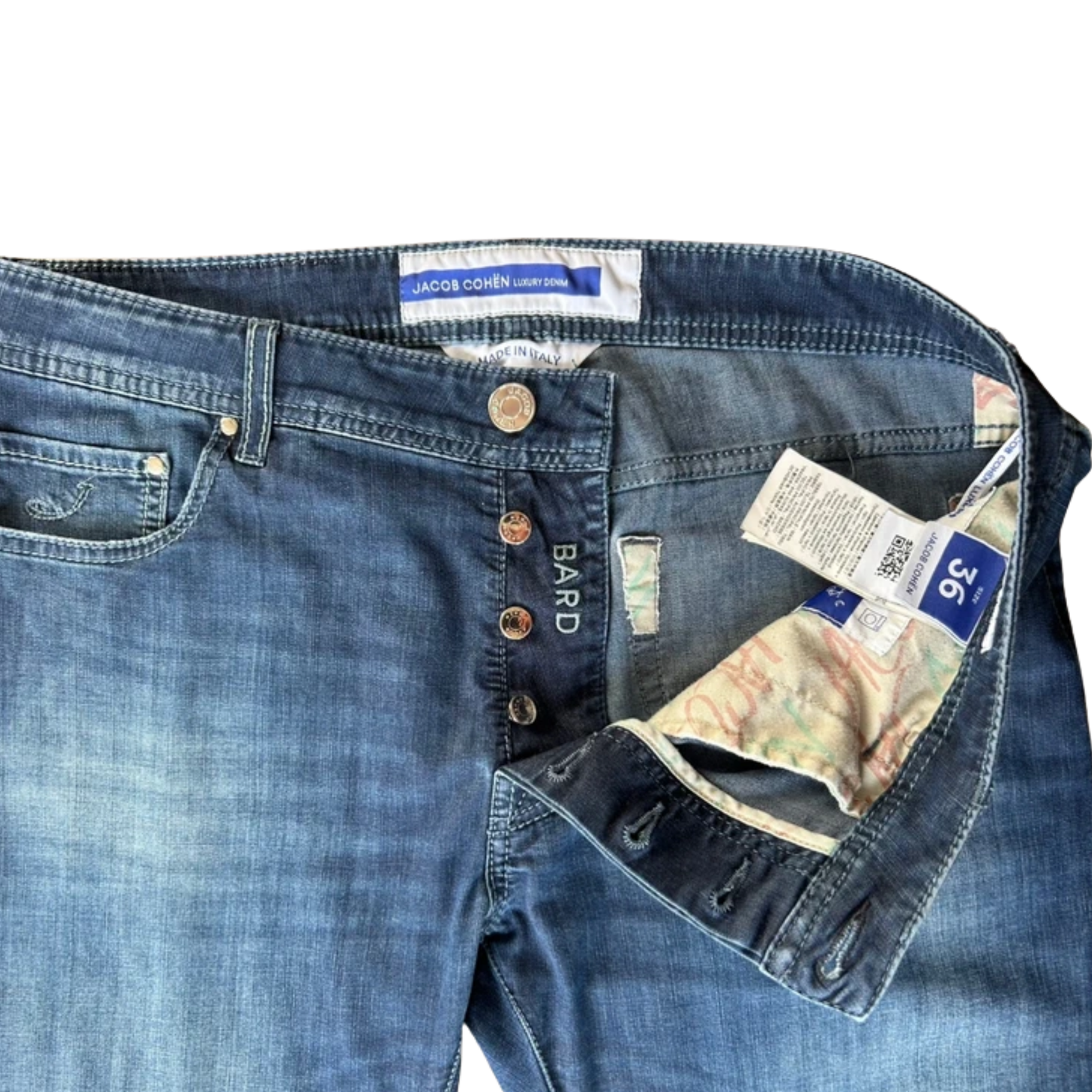 Jacob Cohën Bard Slim Fit Jeans (Navy)