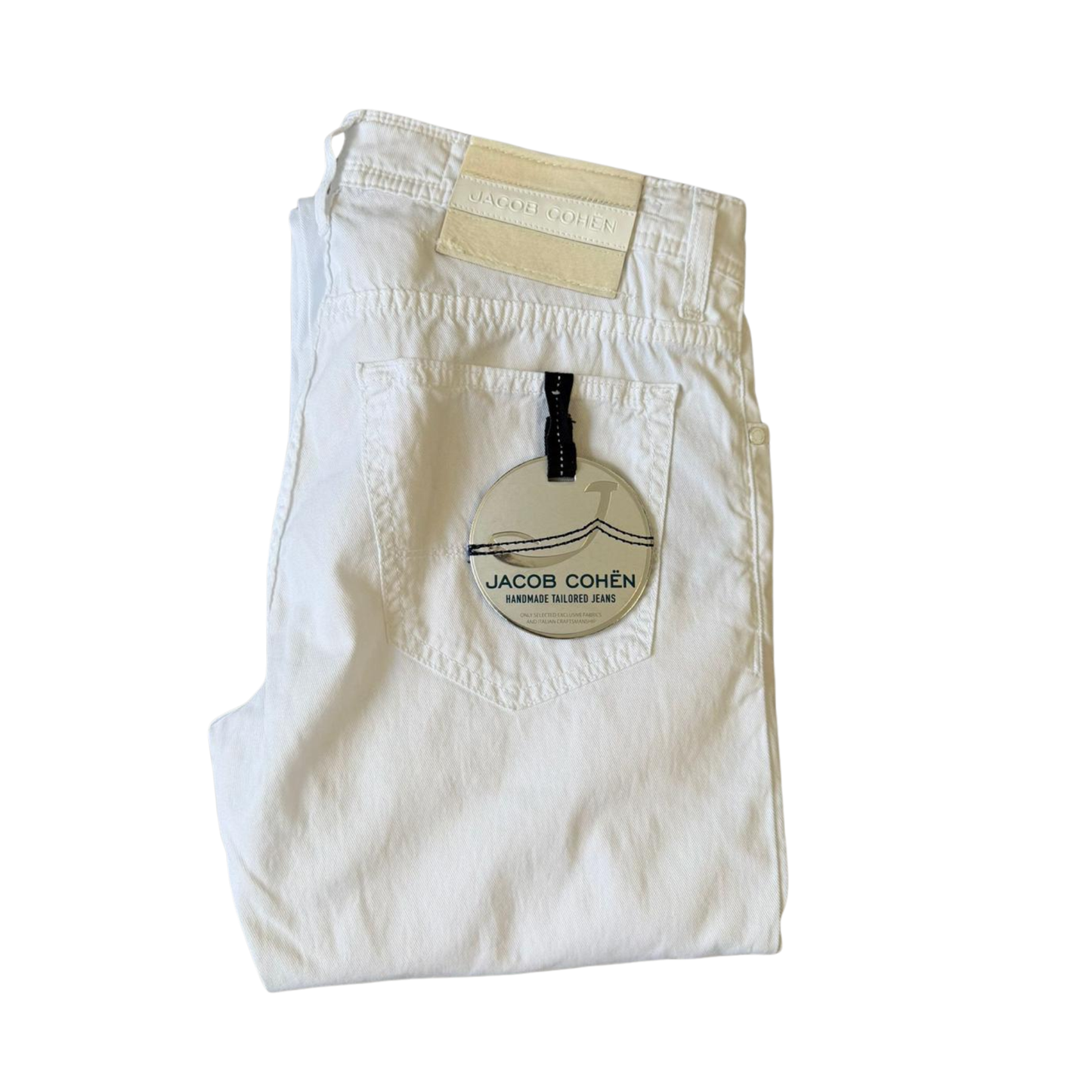 Jacob Cohën 688 Slim Fit Jeans (White) (New)