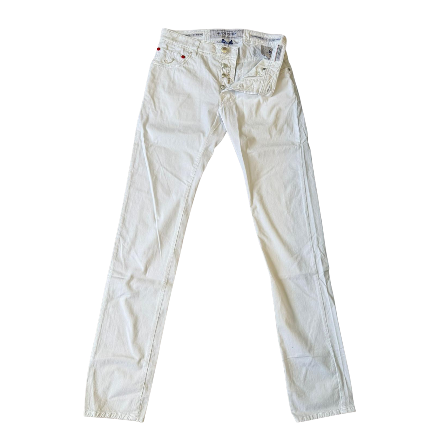 Jacob Cohën 688 Slim Fit Jeans (White) (New)