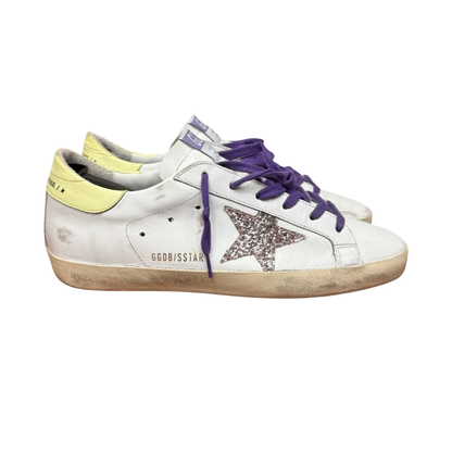 Golden Goose Superstar Sneakers (White) (Womens)
