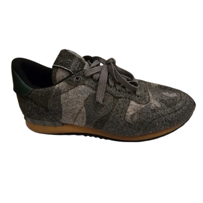 Valentino Camoflage Rockrunner Sneakers (Gray)