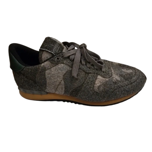 Valentino Camoflage Rockrunner Sneakers (Gray)