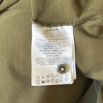 Moncler Maglia Polo Shirt (Khaki)