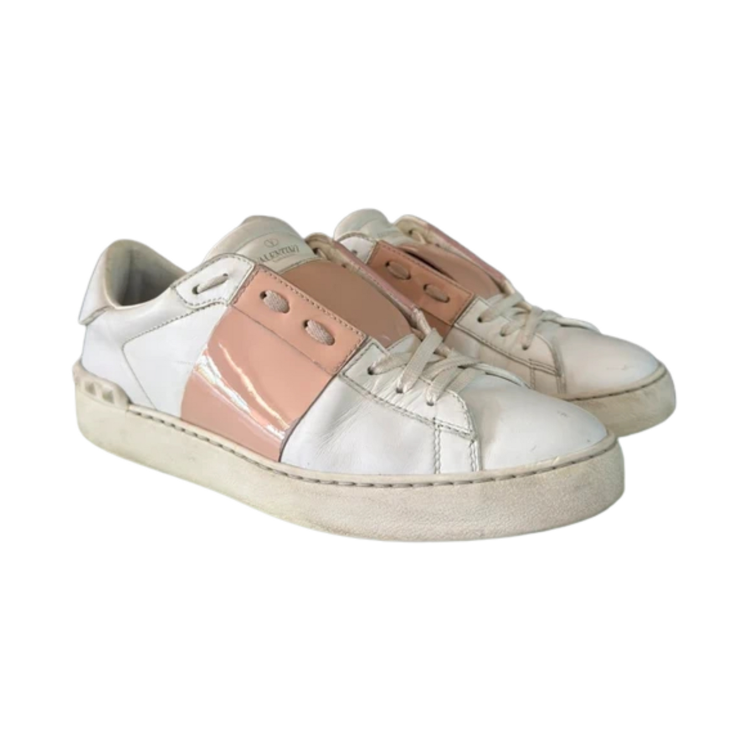 Valentino Open Sneakers (Pink) (Womens)