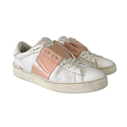 Valentino Open Sneakers (Pink) (Womens)