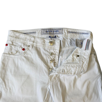 Jacob Cohën 688 Slim Fit Jeans (White) (New)