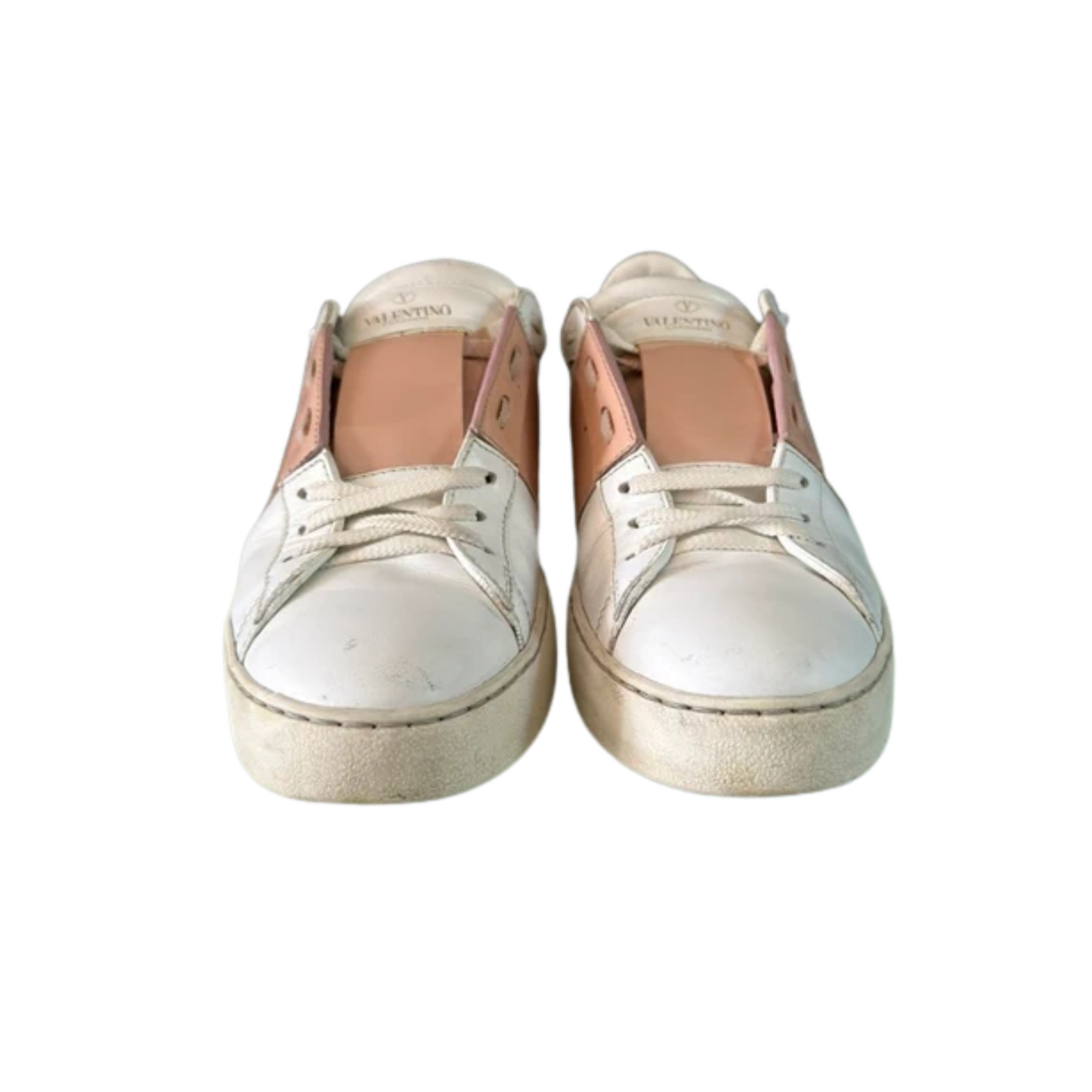 Valentino Open Sneakers (Pink) (Womens)