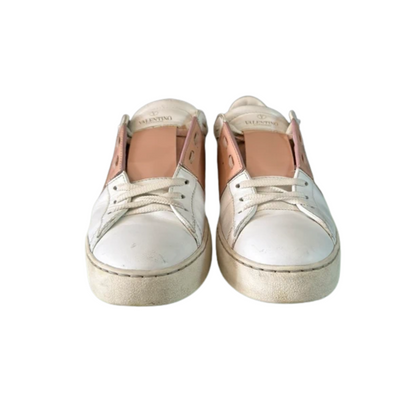 Valentino Open Sneakers (Pink) (Womens)