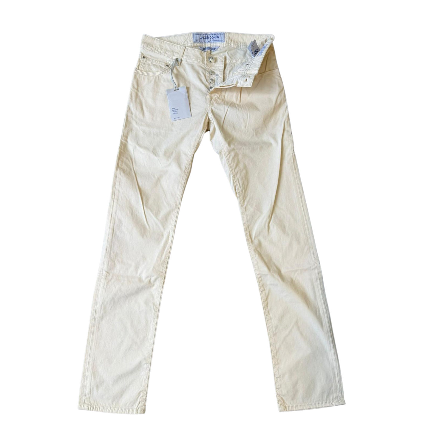 Jacob Cohën 622 Slim Fit Jeans (Cream) (New)