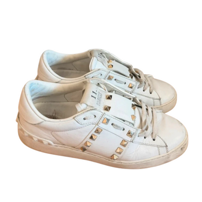 Valentino Open Sneakers (White) (Womens)