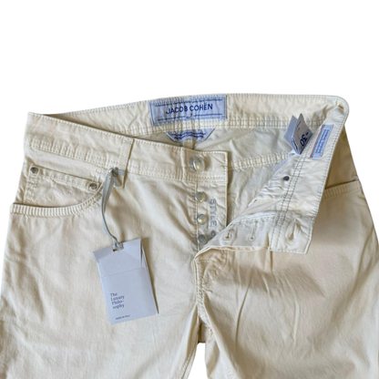 Jacob Cohën 622 Slim Fit Jeans (Cream) (New)