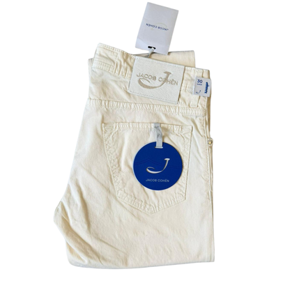 Jacob Cohën 622 Slim fit Jeans (Cream) (New)