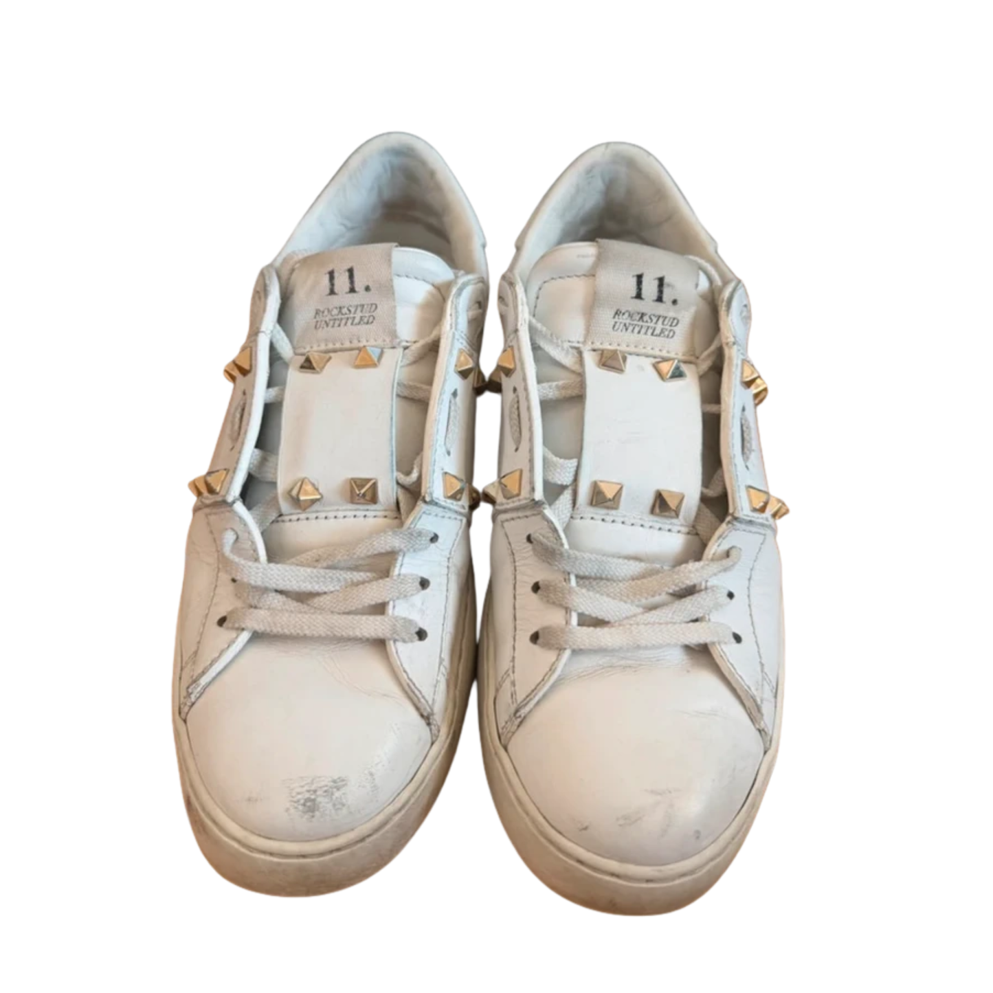 Valentino Open Sneakers (White) (Womens)
