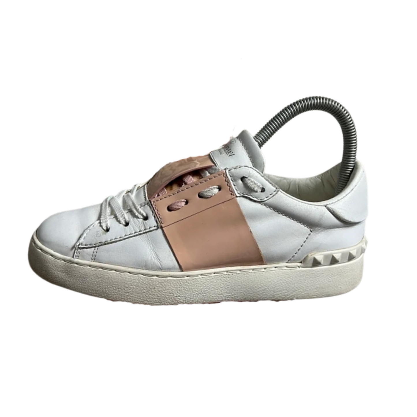 Valentino Open Sneakers (Pink) (Womens)