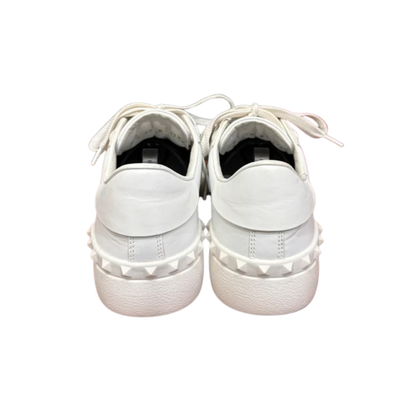 Valentino Garavani Rockstud Open Sneakers (White Red) (Womens)