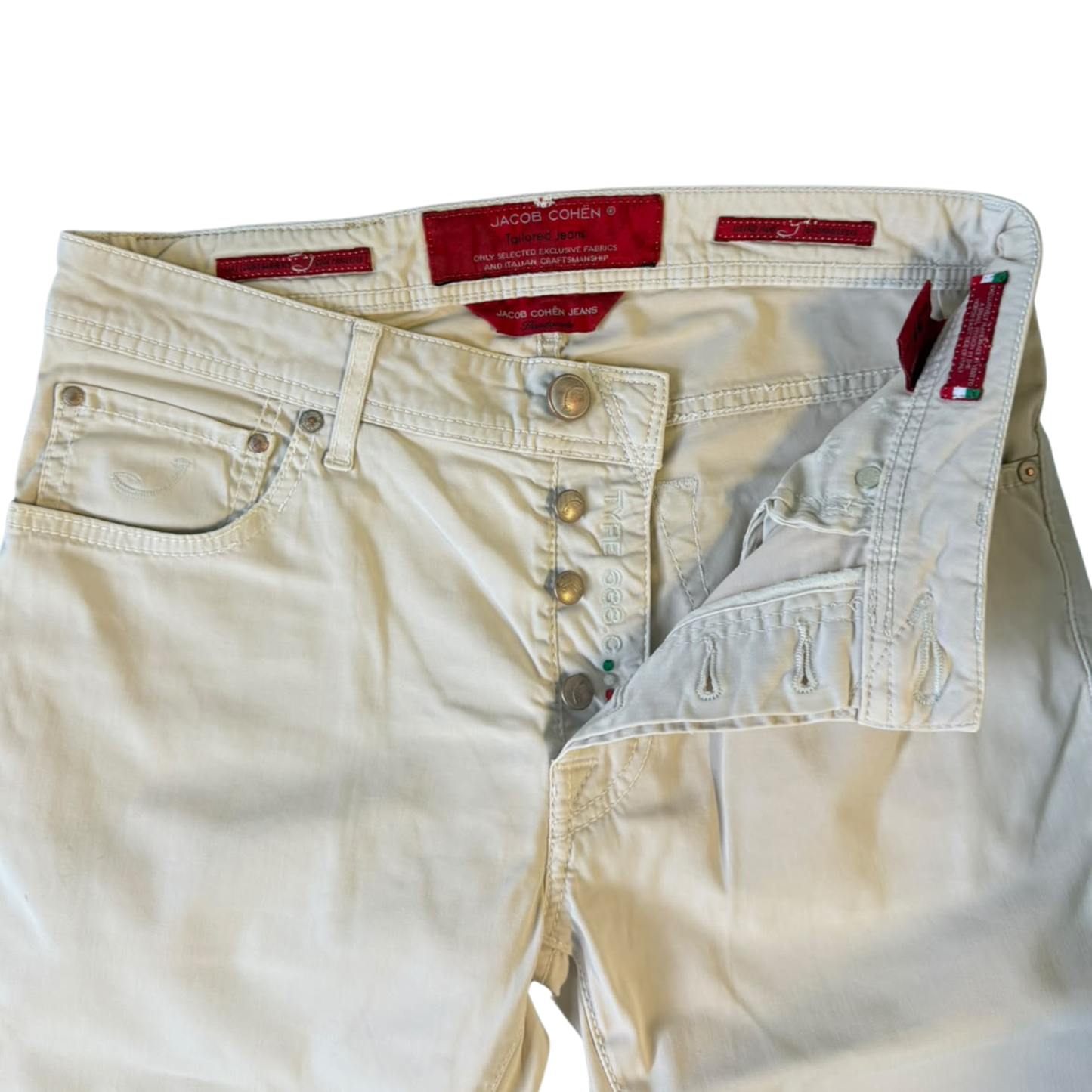 Jacob Cohën 688 Slim Fit Jeans (White)