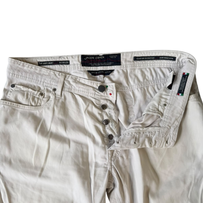 Jacob Cohën 688 Slim Fit Jeans (White)